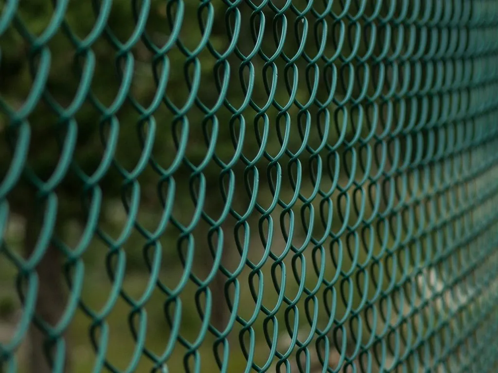 PVC Coated Chain Link Wire Fence